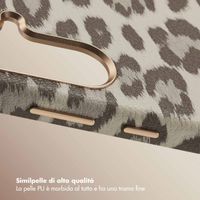 Selencia Cover Sabi Stampa pantera con MagSafe Samsung Galaxy A56 - Soft Ivory