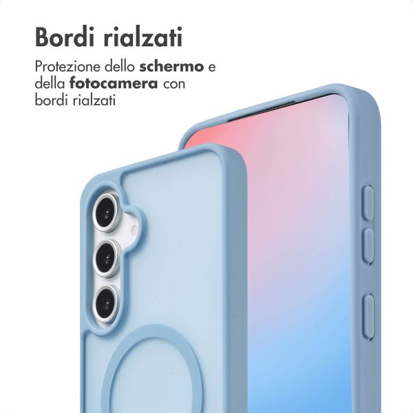 imoshion Cover posteriore Color Guard con MagSafe Samsung Galaxy S24 FE - Azzurro