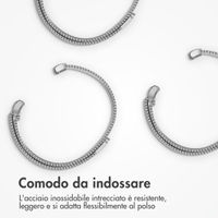 imoshion Cinturino milanese magnetico Samsung Galaxy Watch 9 (40/44mm) / Watch 8 (40/44mm) / Classic (46mm) - Argento
