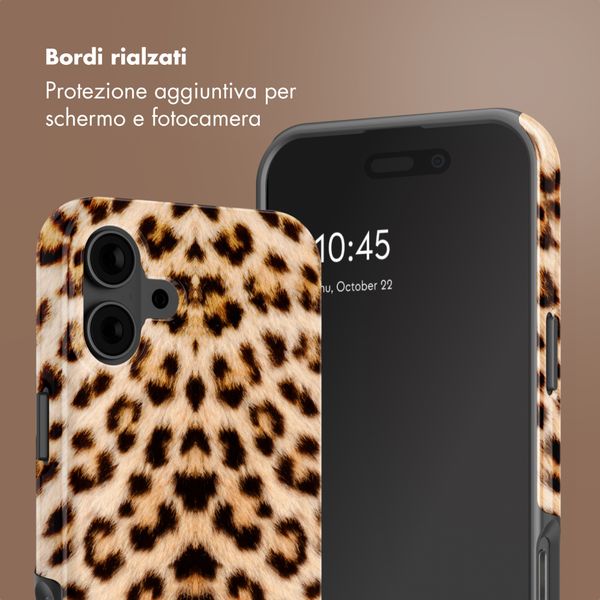 Selencia Cover Posteriore Vivid Apple iPhone 16 - Wild Leo