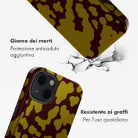 Selencia Cover posteriore Vivid con MagSafe Apple iPhone 13 - Moo'd Olive Dust