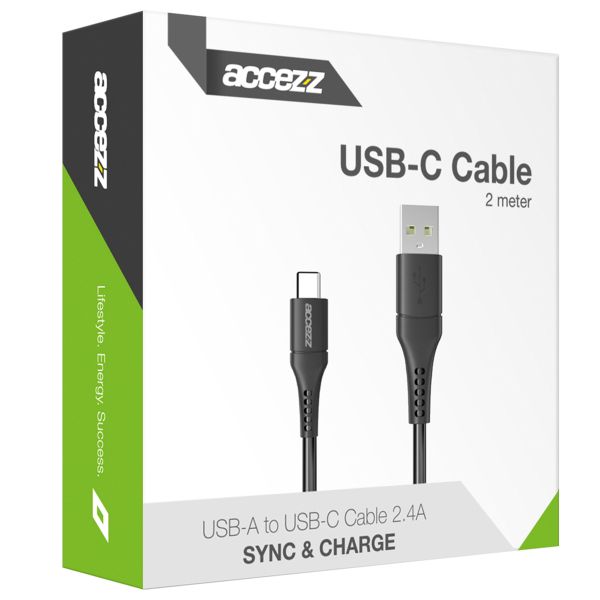 Accezz Cavo USB-C a USB – 2 metri – Bianco