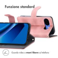imoshion Cover a libro con Cordino Google Pixel 10a - Rosa