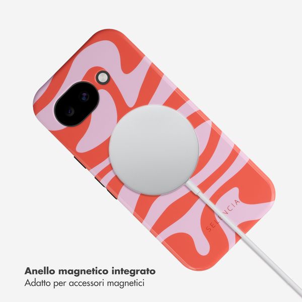 Selencia Cover posteriore Vivid con MagSafe Google Pixel 10a - Dream Swirl Pink