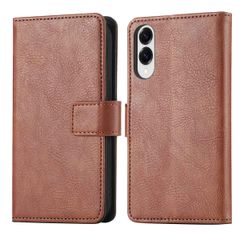 imoshion Cover a libro di Lusso Samsung Galaxy S25 Edge - Marrone