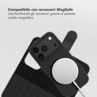 Accezz Cover a libro Edge rimovibile con MagSafe Apple iPhone 18 Pro / 17 Pro - Nero