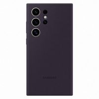 Samsung Cover originale in silicone Samsung Galaxy S24 Ultra - Dark Violet