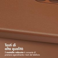 Accezz Cover in Pelle con MagSafe Samsung Galaxy S24 Plus - Sienna Brown