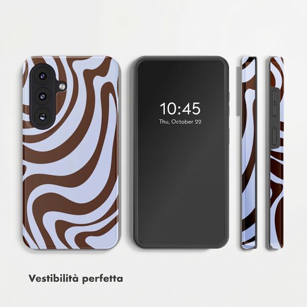 Selencia Cover Posteriore Vivid Samsung Galaxy S26 - Dream Swirl Chocolate