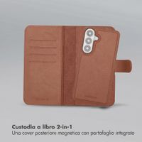 Selencia Libreria rimovibile Olyn con MagSafe Samsung Galaxy S26 Plus - Marrone