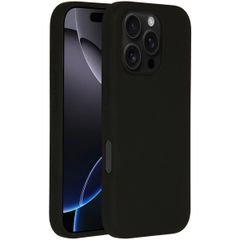 Accezz Cover in silicone liquido con MagSafe Apple iPhone 16 Pro - Nero