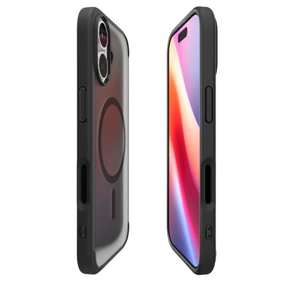 Spigen Cover Posteriore Ultra Ibrida con MagSafe Apple iPhone 17 - Frost Black