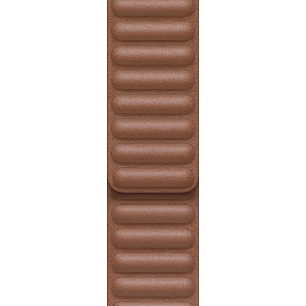Apple Cinturino Leather Link Apple Watch | 38/40/41/42 mm - Taglia M/L - Saddle Brown