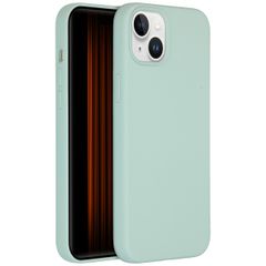 Accezz Cover in silicone liquido con MagSafe Apple iPhone 15 Plus - Sky Blue