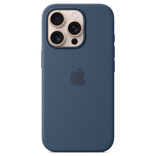 Apple Cover Posteriore in Silicone con MagSafe Apple iPhone 16 Pro - Denim