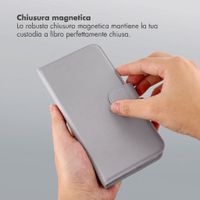 Accezz Cover a libro Edge rimovibile con MagSafe Samsung Galaxy A27 (5G) - Grigio
