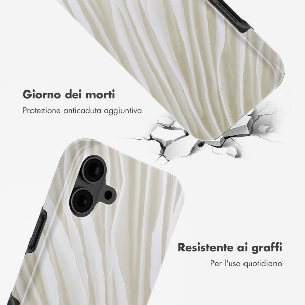 Selencia Cover posteriore Vivid con MagSafe Apple iPhone 16 - Nature Light Brown