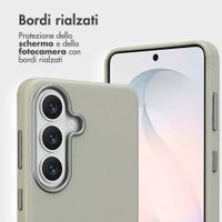 Accezz Cover in pelle 2 in 1 con MagSafe Samsung Galaxy S26 - Light Grey
