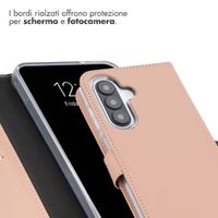 Selencia Cover a libro in vera pelle Samsung Galaxy A27 (5G) - Dusty Pink