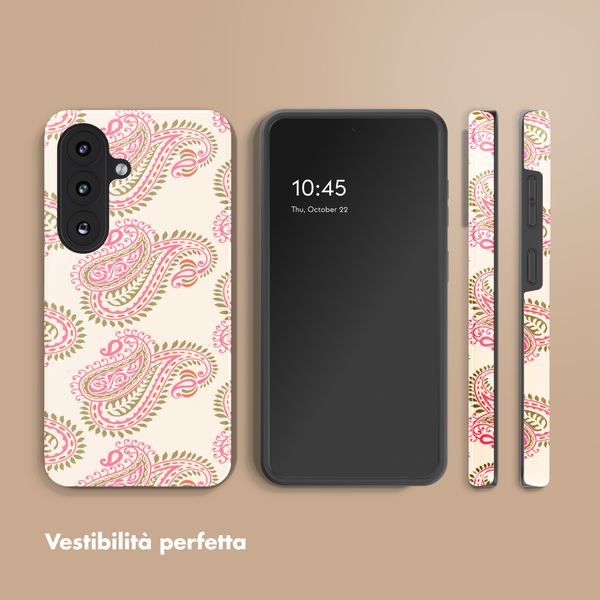 Selencia Cover posteriore Vivid con MagSafe Samsung Galaxy S26 - Paisley Blush