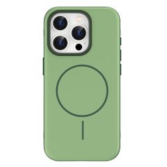 imoshion Cover posteriore Color con Thin MagSafe Ring Apple iPhone 15 Pro - Verde scuro