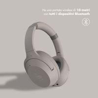 Selencia Cuffie wireless Urban Play - Cancellazione attiva del rumore (ANC) - Con custodia - Cosy Grey
