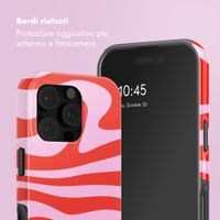 Selencia Cover Posteriore Vivid Apple iPhone 16 Pro - Dream Swirl Pink