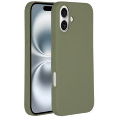 Accezz Cover in silicone liquido con MagSafe Apple iPhone 16 - Cooper Green
