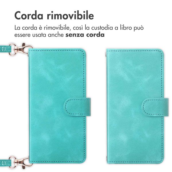 imoshion Cover a libro con Cordino Google Pixel 9A - Turchese