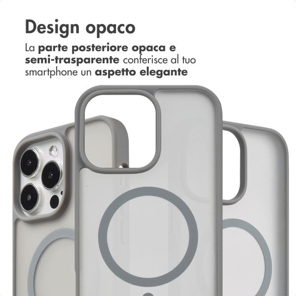imoshion Cover posteriore Color Guard con MagSafe Apple iPhone 14 Pro Max - Grigio