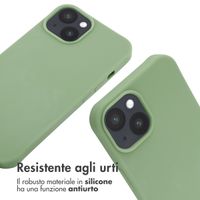 imoshion Cover in Silicone con Cordino Apple iPhone 14 - Verde
