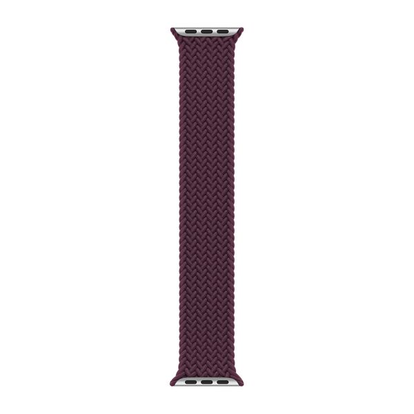 Apple Cinturino Solo intrecciato Apple Watch | 38/40/41/42 mm - Taglia 3 - Dark Cherry