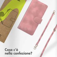 imoshion Cover a libro con Cordino Samsung Galaxy A17 (5G) / (4G) - Rosa