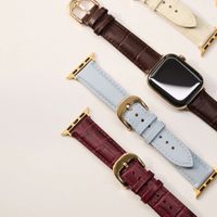 Burga Cinturino in vera pelle Apple Watch | 38/40/41/42 mm - Mobwife / Gold