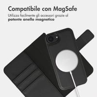 imoshion Cover a libro di lusso 2-in-1 rimovibile Apple iPhone 17e / 16e - Nero