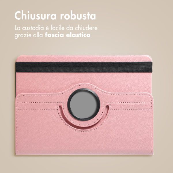 imoshion Cover Girevole a 360° Samsung Galaxy Tab S10 Plus / Tab S9 FE Plus / Tab S9 Plus - Rosa