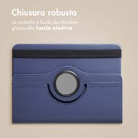 imoshion Cover Girevole a 360° Samsung Galaxy Tab S10 Ultra / Tab S9 Ultra - Blu scuro