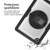 Accezz Cover Posteriore Resistente con tracolla Samsung Galaxy Tab A9 Plus - Transparent