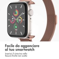 imoshion Cinturino sottile Milanese Apple Watch | 38/40/41/42 mm - Vintage Gold