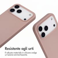 imoshion Cover in Silicone con Cordino Apple iPhone 18 Pro / 17 Pro - Sand Pink