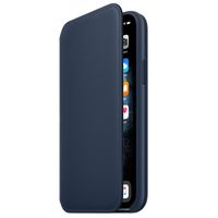 Apple Cover a libro in Pelle con Chiusura Apple iPhone 11 Pro - Deep Sea Blue