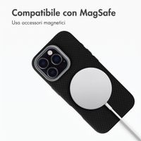 Accezz Cover Mesh con MagSafe Apple iPhone 16 Pro - Nero