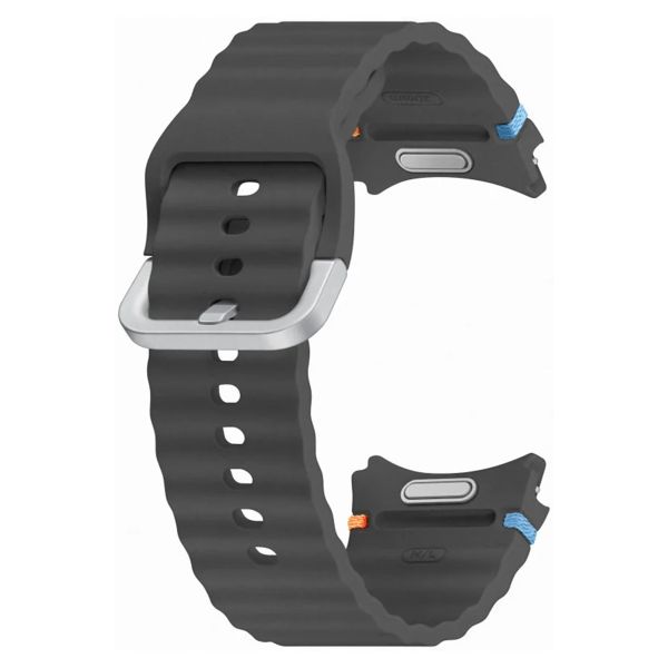 Samsung Cinturino Sport originale Samsung Galaxy Watch 4 / 5 / 6 / 7 / FE (20 mm) - Taglia M/L - Dark Gray