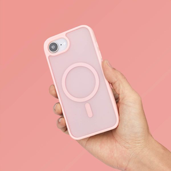 imoshion Cover posteriore Color Guard con MagSafe Apple iPhone 17e / 16e - Rosa chiaro