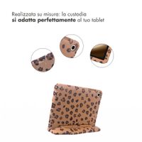 imoshion Cover Posteriore Kidsproof Design con maniglia Samsung Galaxy Tab A11 Plus / A9 Plus - Stampa pantera