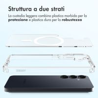 Accezz Cover posteriore Xtreme Impact con MagSafe Samsung Galaxy S24 - Trasparente