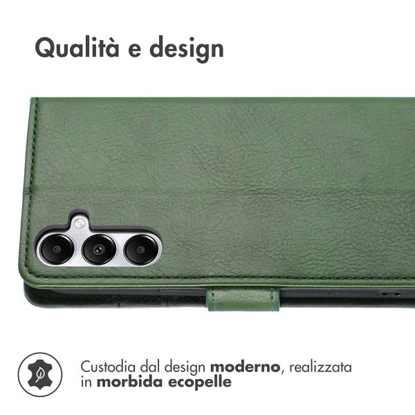 imoshion Cover a libro di Lusso Samsung Galaxy A17 (5G) / (4G) - Verde