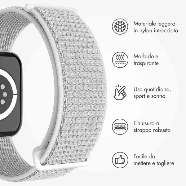 imoshion Cinturino in nylon Apple Watch | 44/45/46/49 mm - Seashell