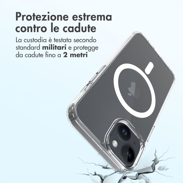 Accezz Cover posteriore Xtreme Impact con MagSafe Apple iPhone 14 - Trasparente