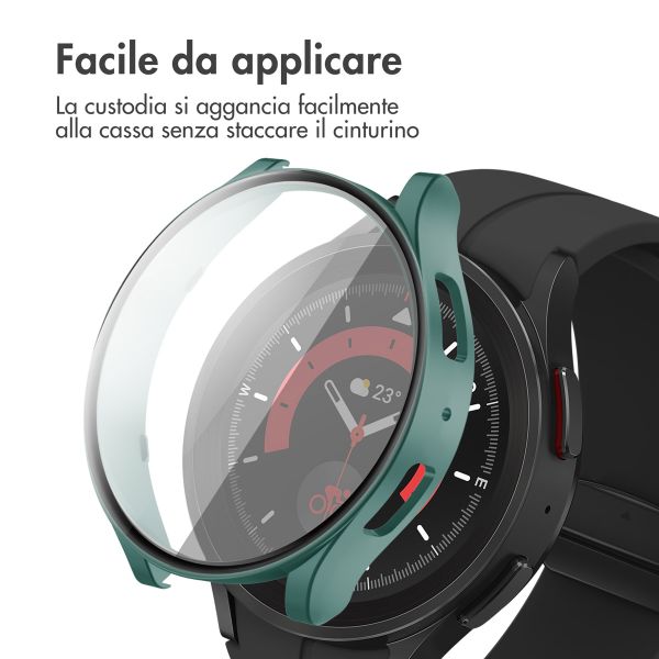 imoshion Cover rigida integrale Samsung Galaxy Watch 6 - 40 mm - Verde scuro